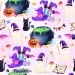 Witch Vibes exclusive seamless pattern - Powder [Custom Colourway]