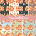 Autumn Pumpkin [NON-exclusive] seamless pattern - Bundle