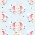 Ellie - Little Lovelie  [NON-exclusive] seamless pattern - Cloud