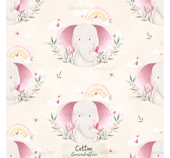 Ellie - Little Lovelie  [NON-exclusive] seamless pattern - Cotton