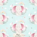 Ellie - Little Lovelie  [NON-exclusive] seamless pattern - Mint