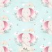 Ellie - Little Lovelie  [NON-exclusive] seamless pattern - Mint