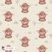 Highland Baby Cow seamless pattern - Meadow