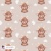 Highland Baby Cow seamless pattern - Mocco