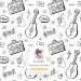 Let's Rock seamless pattern 8 in 1