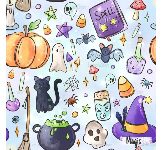 Magic Stuff [NON-exclusive] seamless pattern - Magic