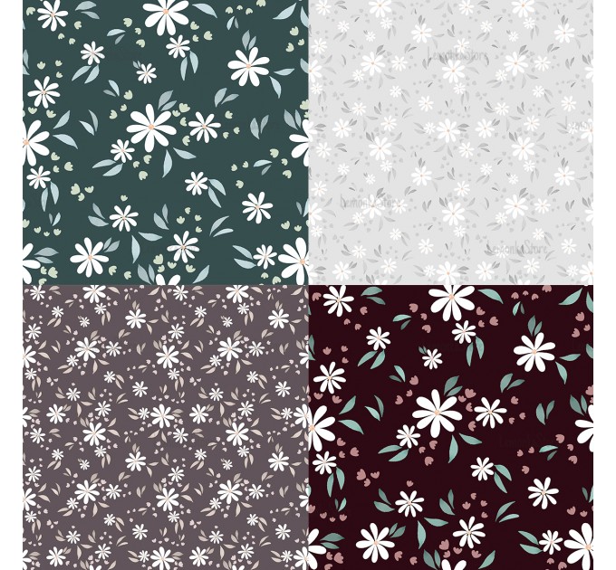 Pretty Flowers seamless pattern [Non-Exclusive]