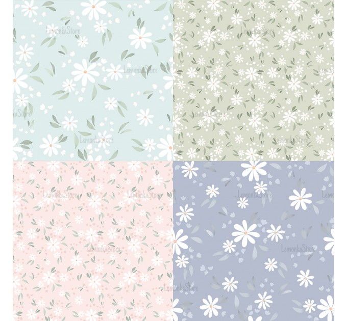 Pretty Flowers seamless pattern [Non-Exclusive]