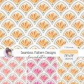 Shell seamless pattern 3 in 1