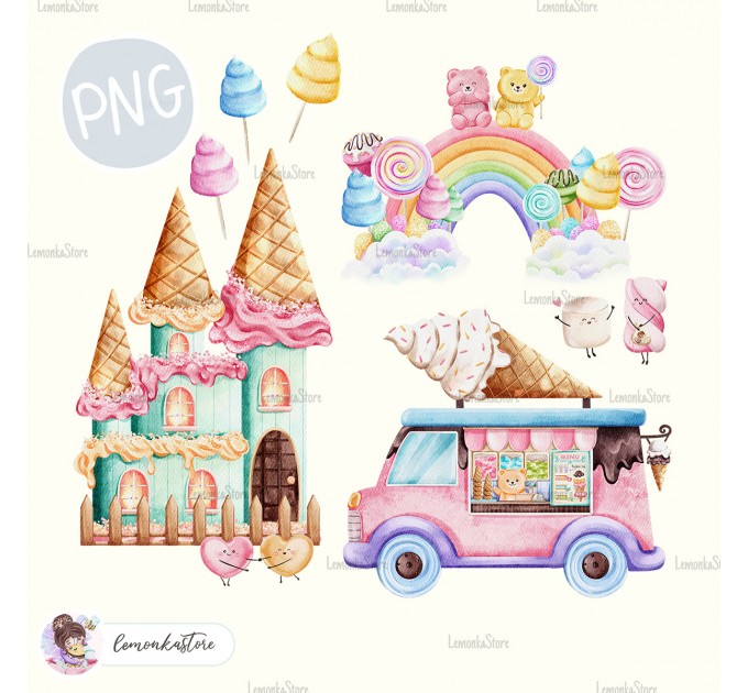 Candy Land clipart