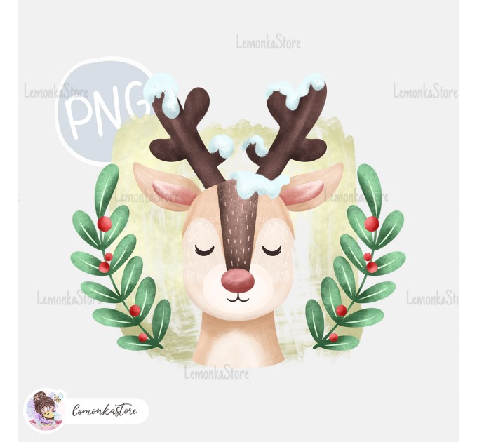 Christmas Reindeer PNG Clipart