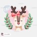 Christmas Reindeer Girl PNG Clipart