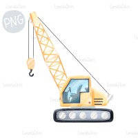 Crane Construction PNG Clipart