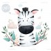 Cutie Zebra PNG Clipart