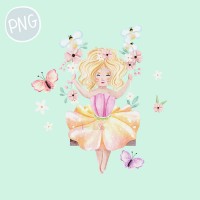 Little Fairies and friends PNG ClipArt