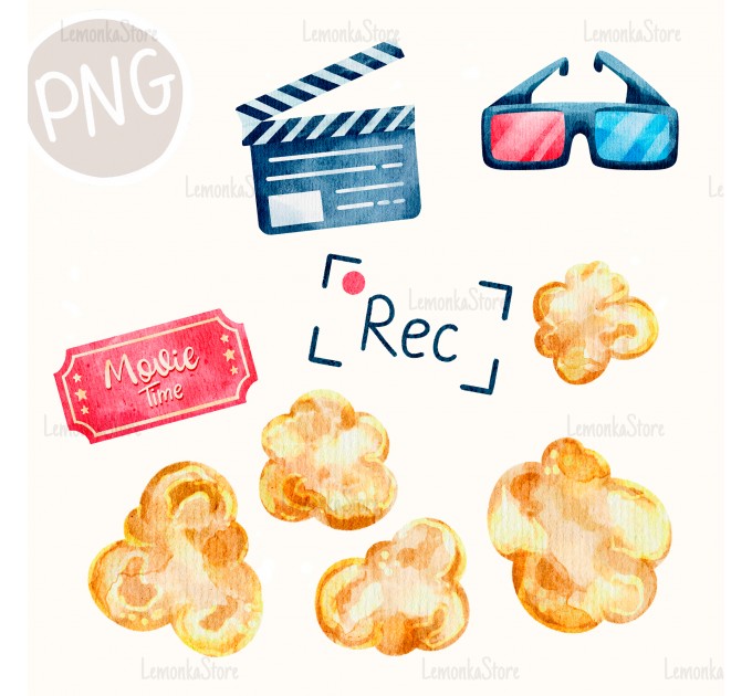 Movie Time PNG Clipart