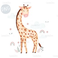 Nicole Giraffe PNG Clipart